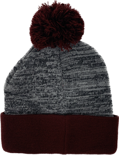 Turpin Maroon PomPom Beanie #2